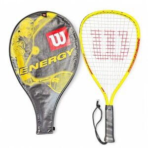 Wilson Xpress Hyper Alloy Racquetball Racquet Grip XS 3 7/8" Yellow with a Cover